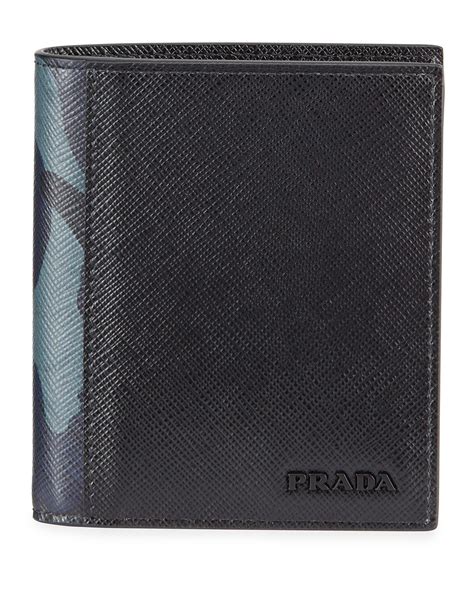 mens camouflage wallets prada|prada men's wallets.